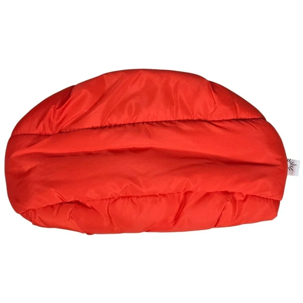 Aerie‎ Offline Puffer Pouch Bag Red Small Makeup Travel Zip Closure Bag